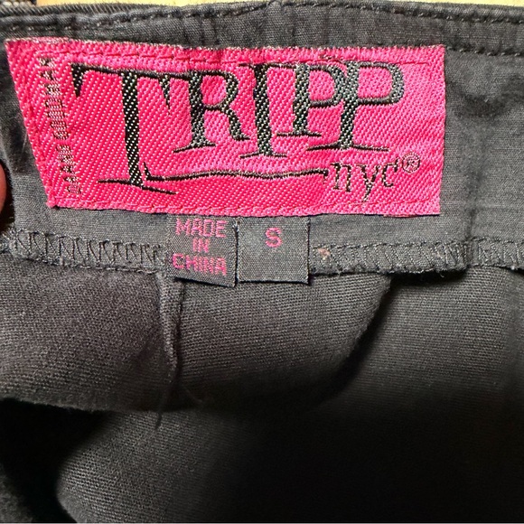 Tripp NYC Black & Pink Plaid Zip Mini Skirt Size S - Picture 6 of 8